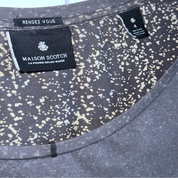 Maison Scotch Sequin Voila Sz 4/ Large Cotton - Picture 5 of 12